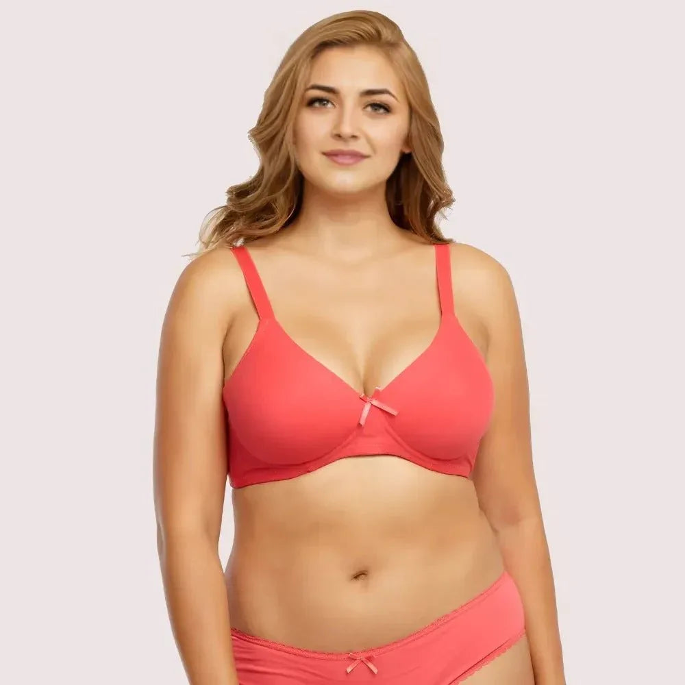 2 Pack No Wire Full Cup Light Padded bra Veloura Intimate