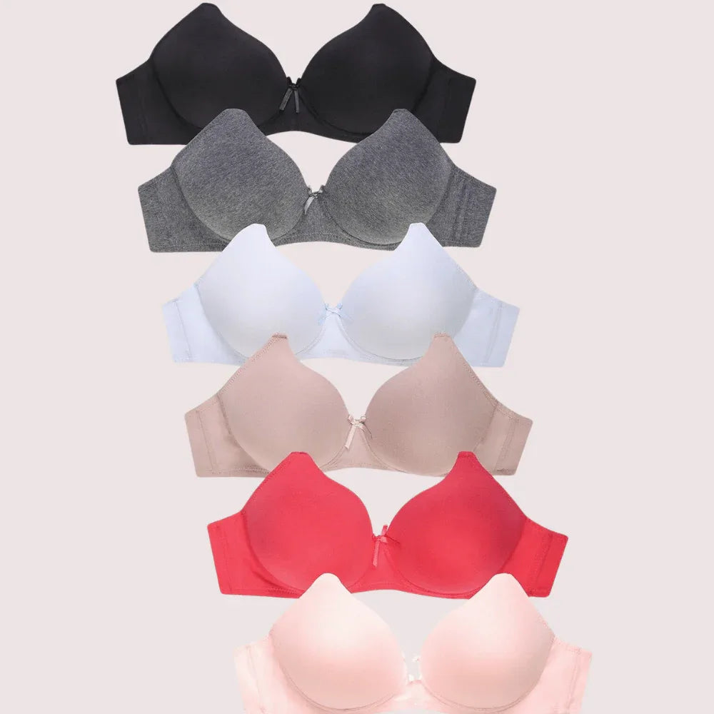 2 Pack No Wire Full Cup Light Padded bra Veloura Intimate