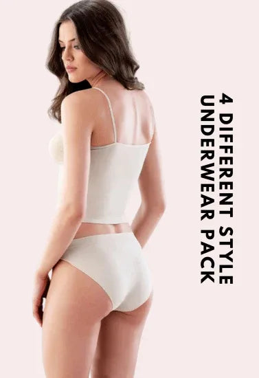 4 Different Style Underwear Pack Veloura Intimate