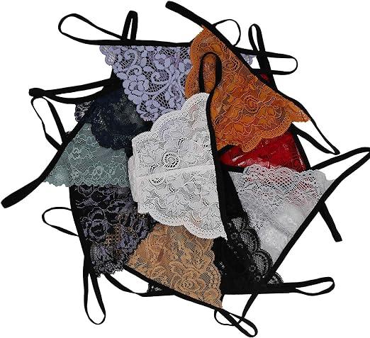 4-Pack Lace G-Strings for Everyday Luxury Veloura Intimate