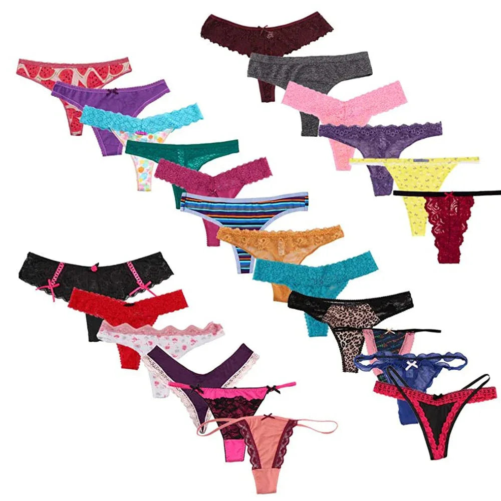 5 pack sexy thong Variety Pack Veloura Intimate