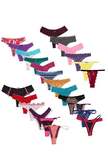 5 pack sexy thong Variety Pack Veloura Intimate