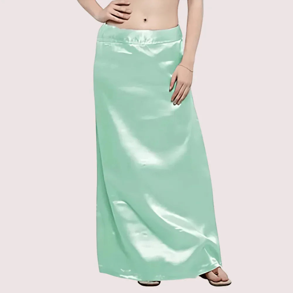 Baby Pink & Sea Green Silk Underskirt for Ladies Veloura Intimate