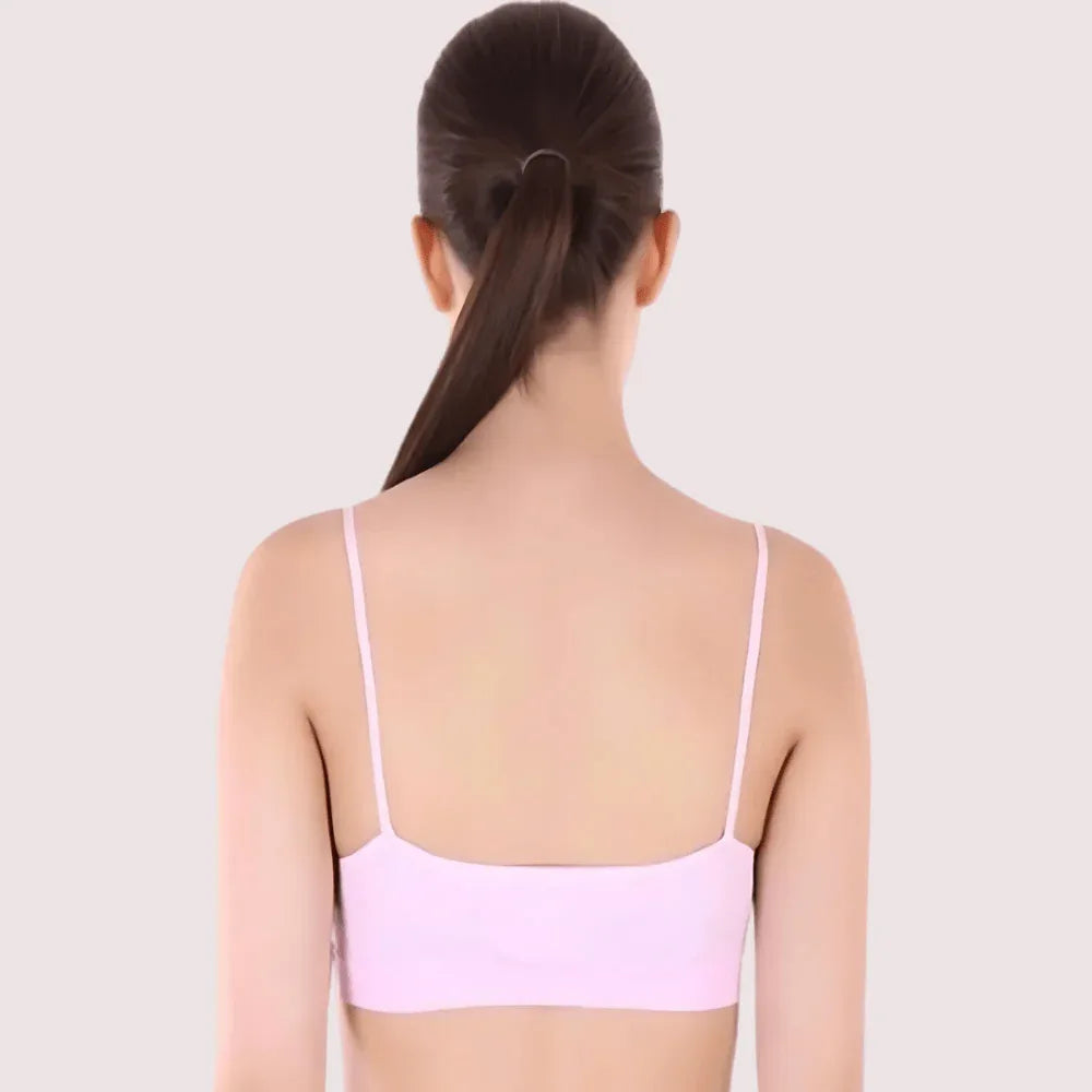 Blush Comfort Light Pink Bra - Non-Padded ( Pk-2) Veloura Intimate