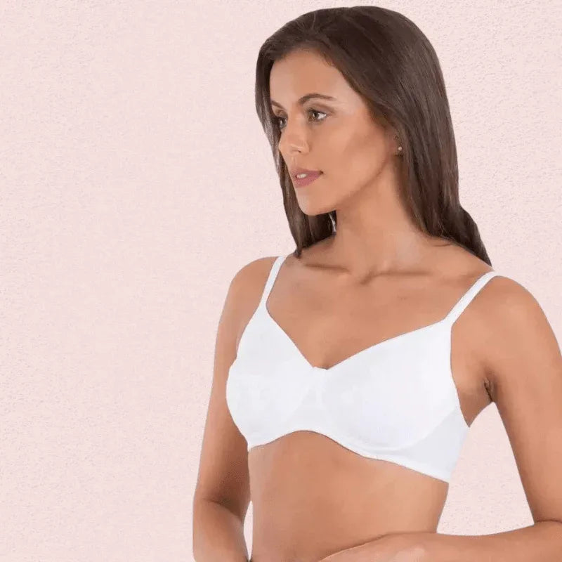 Breathable Cotton Non-Wired Bra (Pack of 2) Veloura Intimate