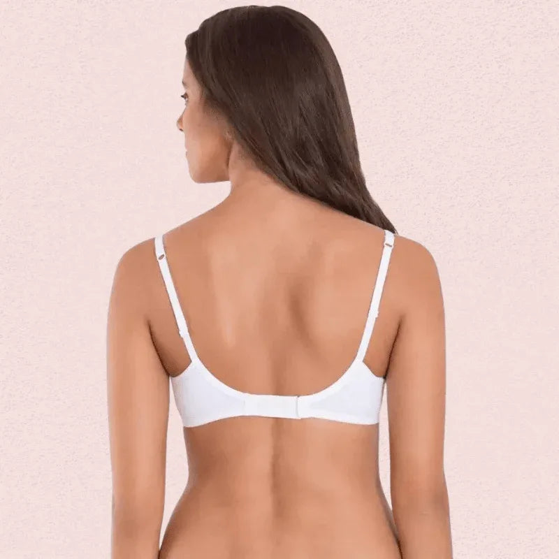 Breathable Cotton Non-Wired Bra (Pack of 2) Veloura Intimate