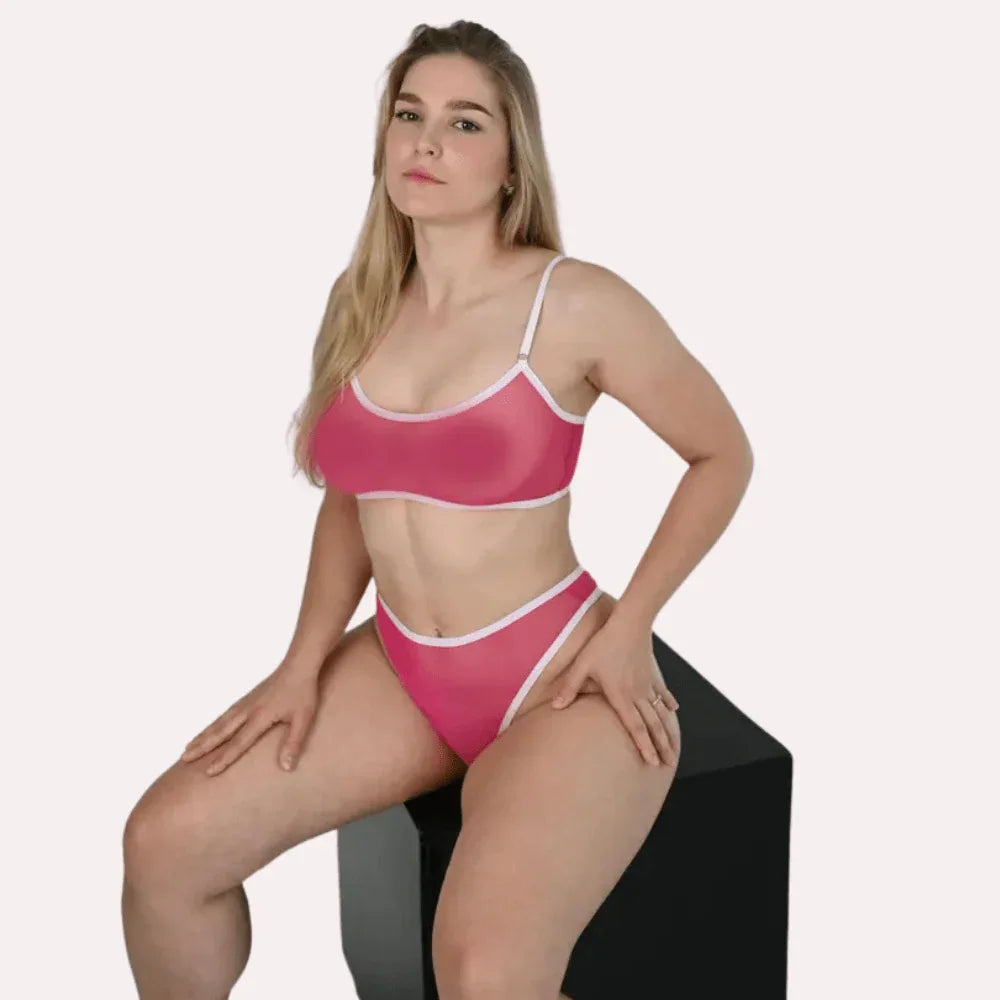Clear Elegance Transparent Bra & Thong Set Veloura Intimate