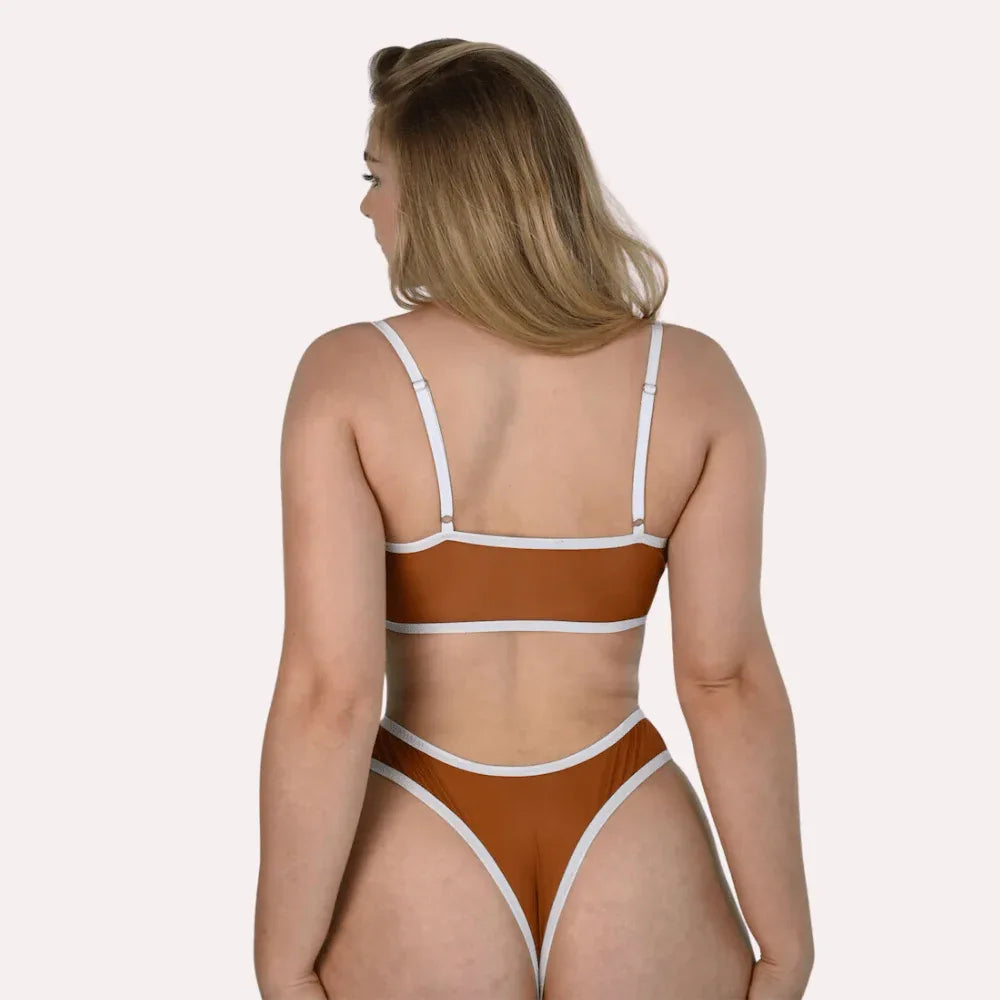 Clear Elegance Transparent Bra & Thong Set Veloura Intimate