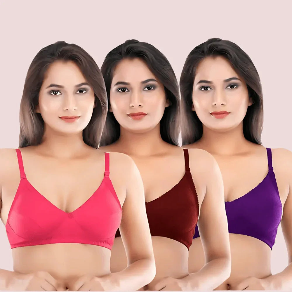Clearance sale Pack of 10 cotton summer bras Veloura Intimate