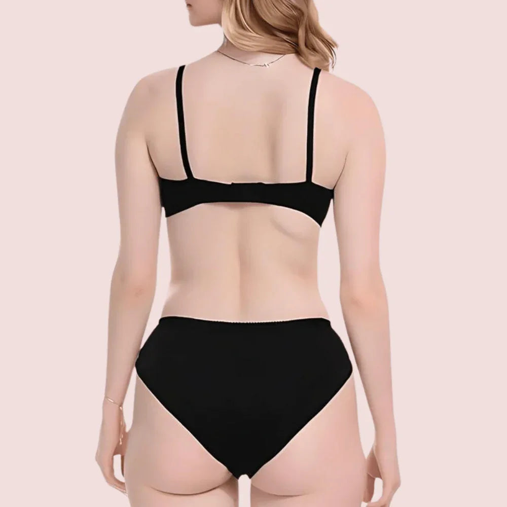 Comfort Bliss 2-Pack Lightly Padded Bra & Panty Set Veloura Intimate