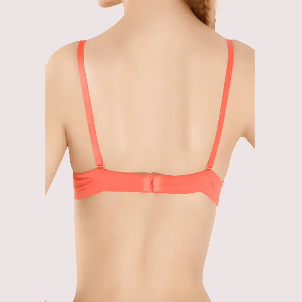 Comfortable Padded Non Wired Smooth T-Shirt Bra Veloura Intimate