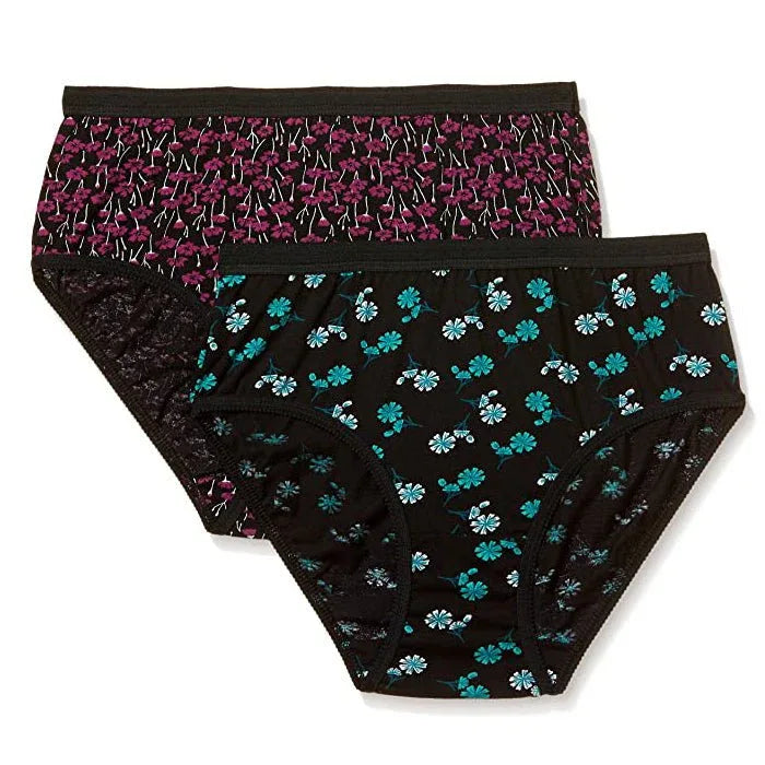 Comfy Plus Size Daily Wear Cotton Panties-2 + 1 Free Bra Veloura Intimate
