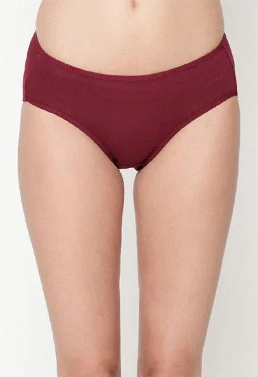 Comfy Snazzy Way Women's Best Fitting Plus Size Maroon Cotton Panties(Pkt of 2) Veloura Intimate