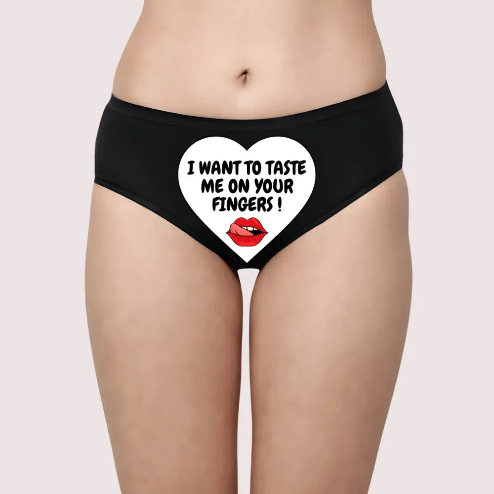 Customized Temptation Panty - A Secret Message Veloura Intimate