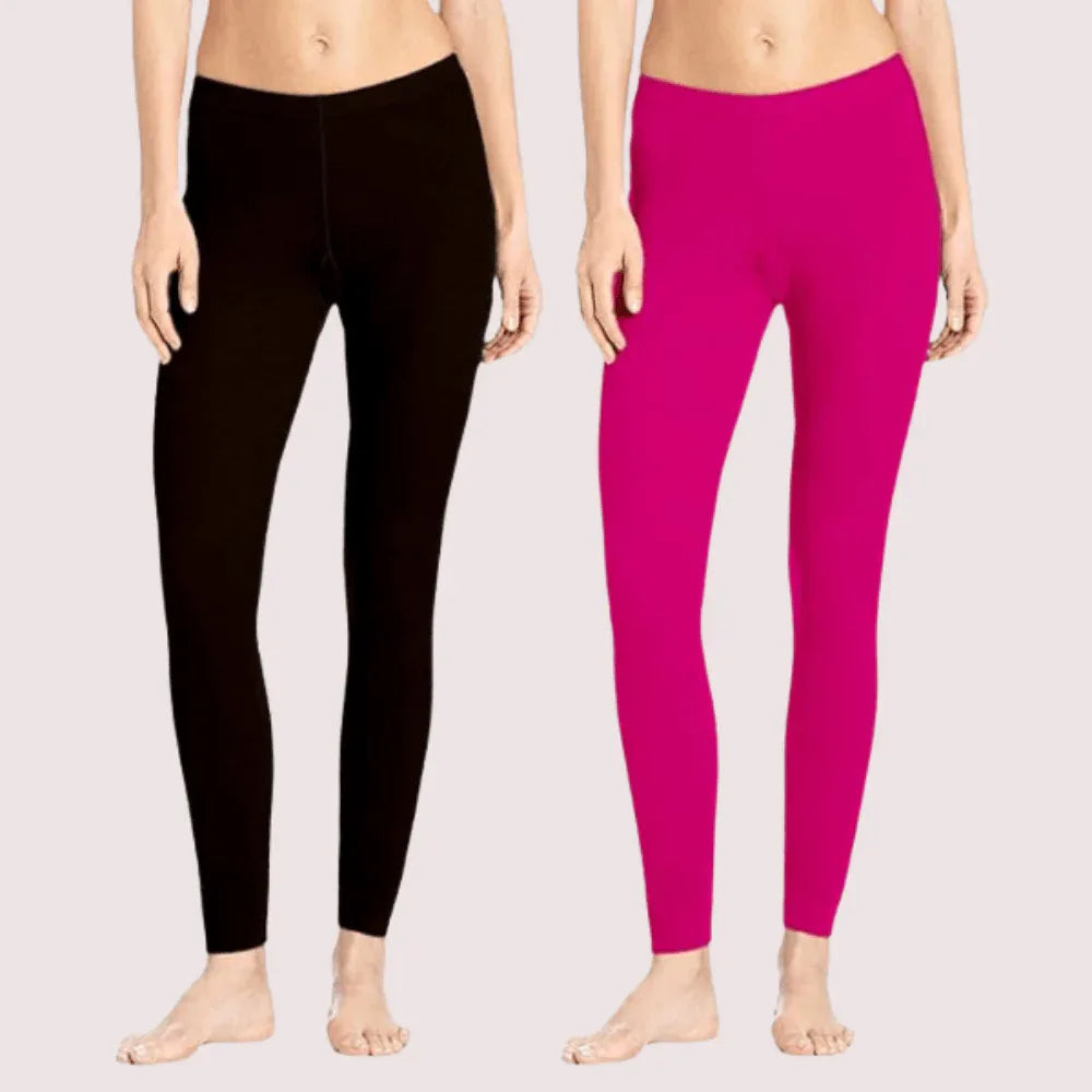 Daily Essentials Stretch Cotton Leggings Duo Veloura Intimate
