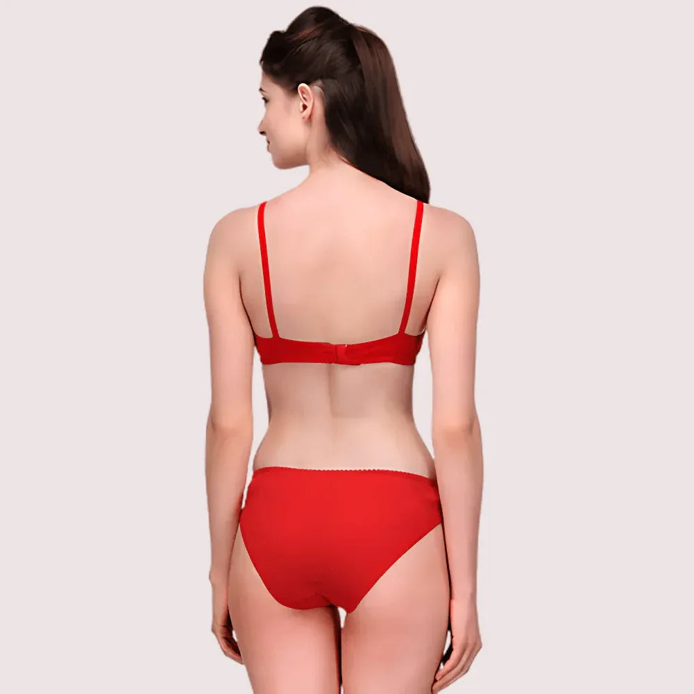 "Elegant" Solid Color Bra Sets ( Pk of 3) Veloura Intimate