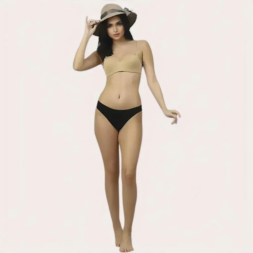 FD Demi Bra + Free Seamless Panty - Lift, Comfort & Perfect Fit Veloura Intimate