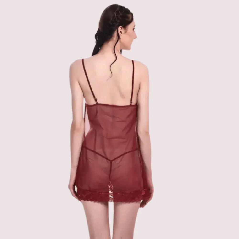 Flirty Sheer Chemise for Women Veloura Intimate