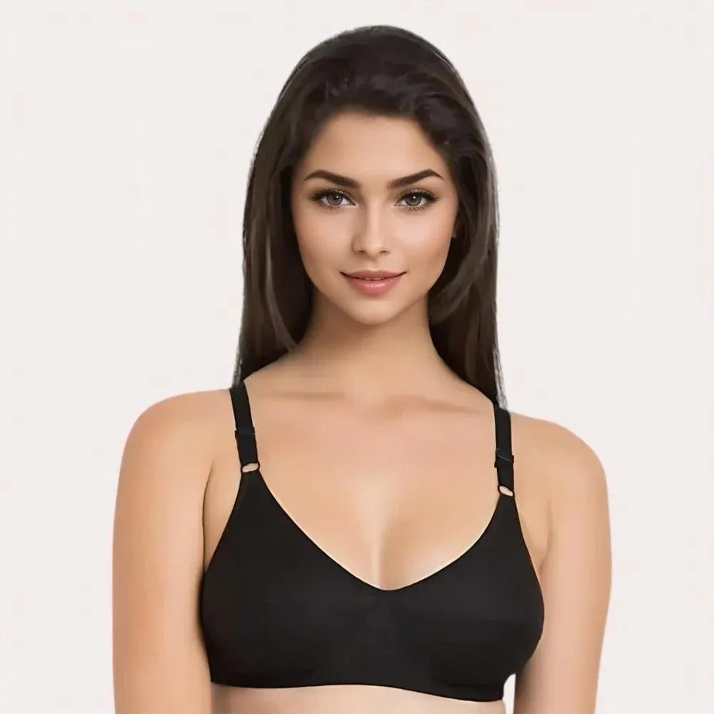 French Daina Essential Black: 2 Bras and 2 Panties Combo Set Veloura Intimate