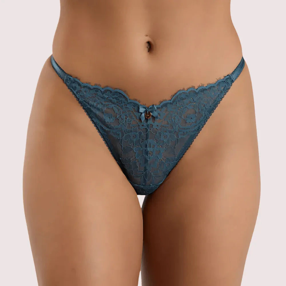 French Daina Premium Lace String in Elegant Gift Box Veloura Intimate
