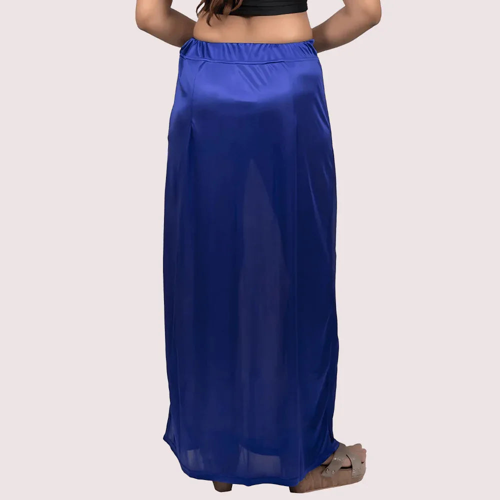 Indian Saree's Petticoat for Women Silk Satin Underskirt Solid Inner Wear Veloura Intimate