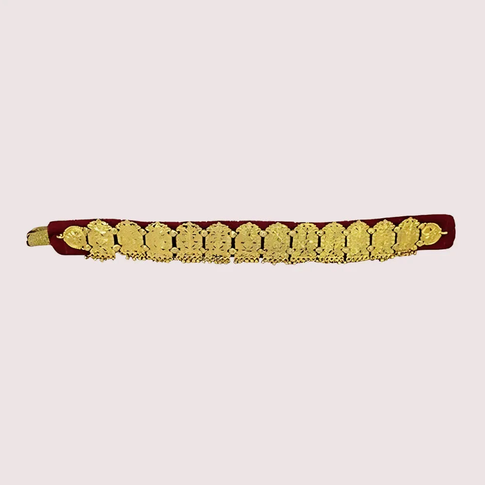 Kumauni Gold-Plated Guluband & Nath Jewellery Set Veloura Intimate