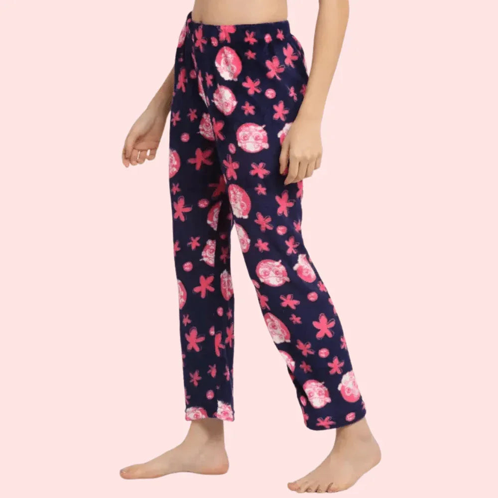Ladies Winter Warm Printed Pajamas – Pack of 2 Veloura Intimate