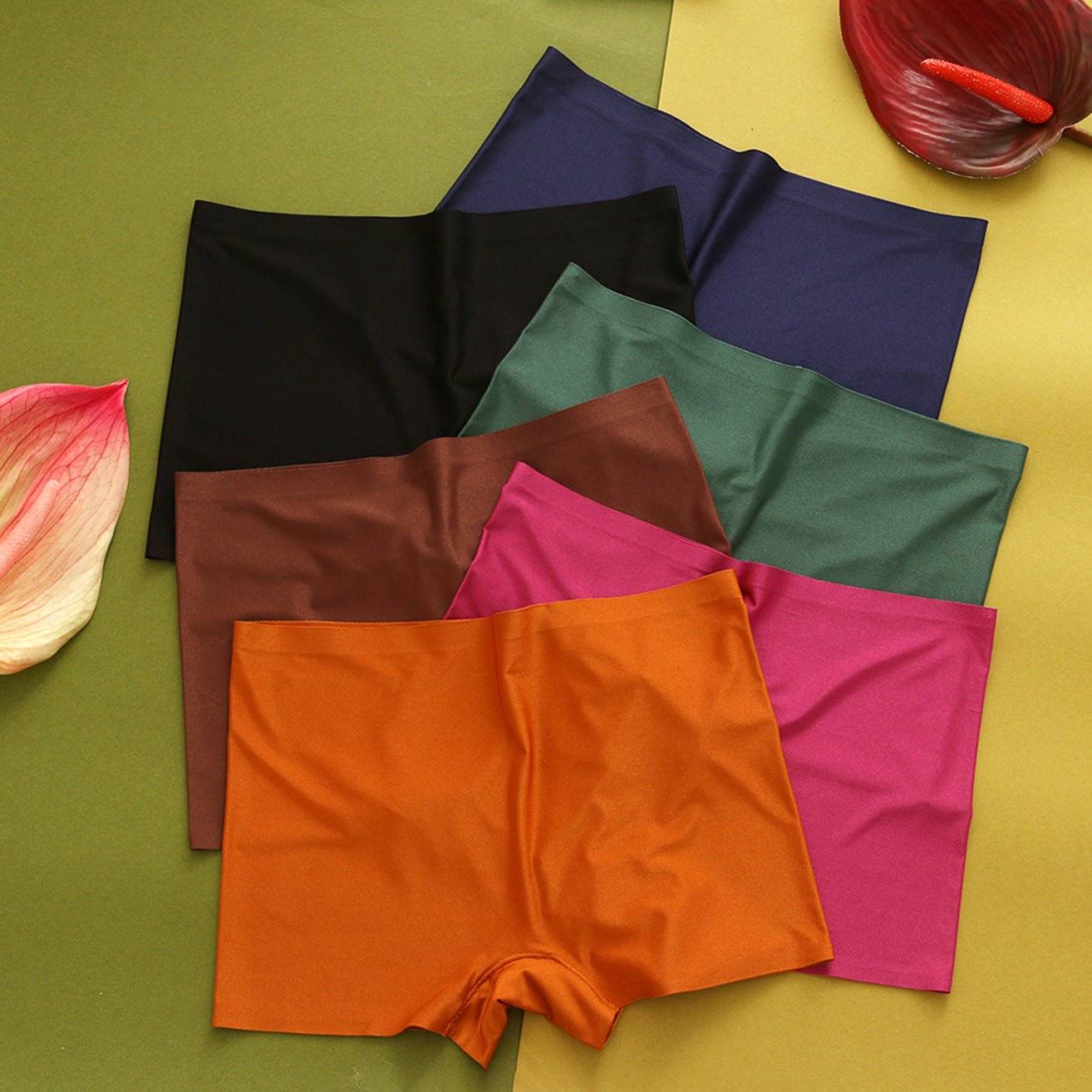 European Size Ice Silk Seamless Women's Underwear Sports Breathable Fashion Veloura Intimate