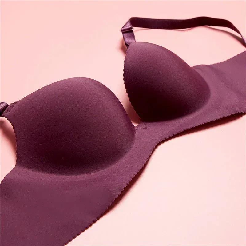 Women's Unwired Push Up Adjustable One Piece Seamless Bra Veloura Intimate