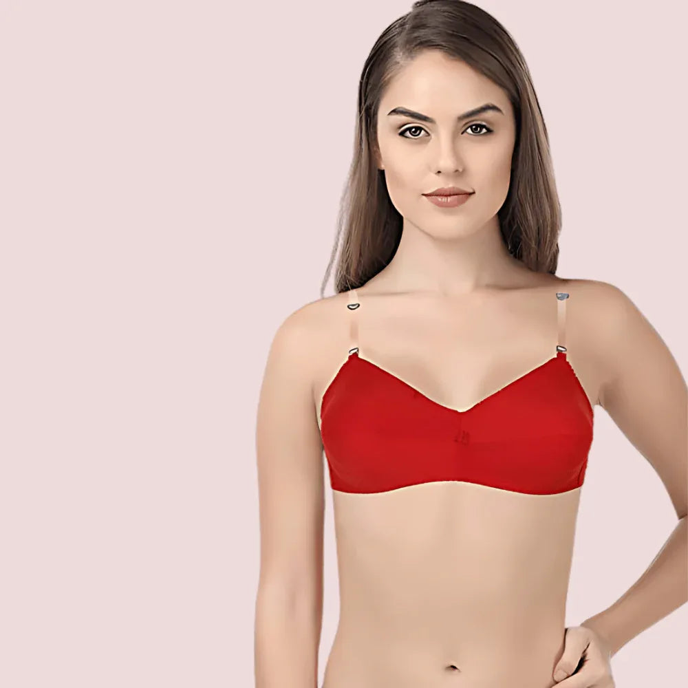 Love Me Mixed Invisible Strap Bra (Pk Of 2) Veloura Intimate