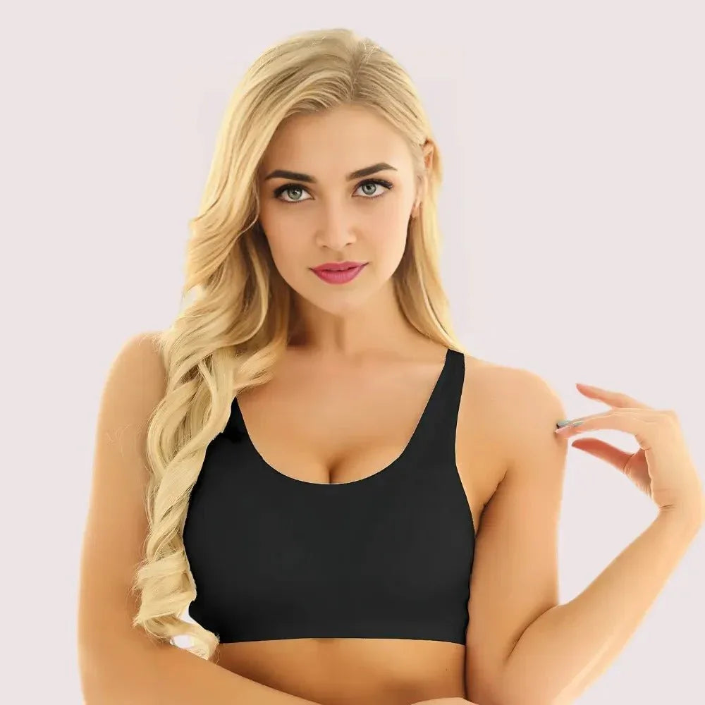 Luxury Padded Seamless Laser Cut Sports Bra Veloura Intimate
