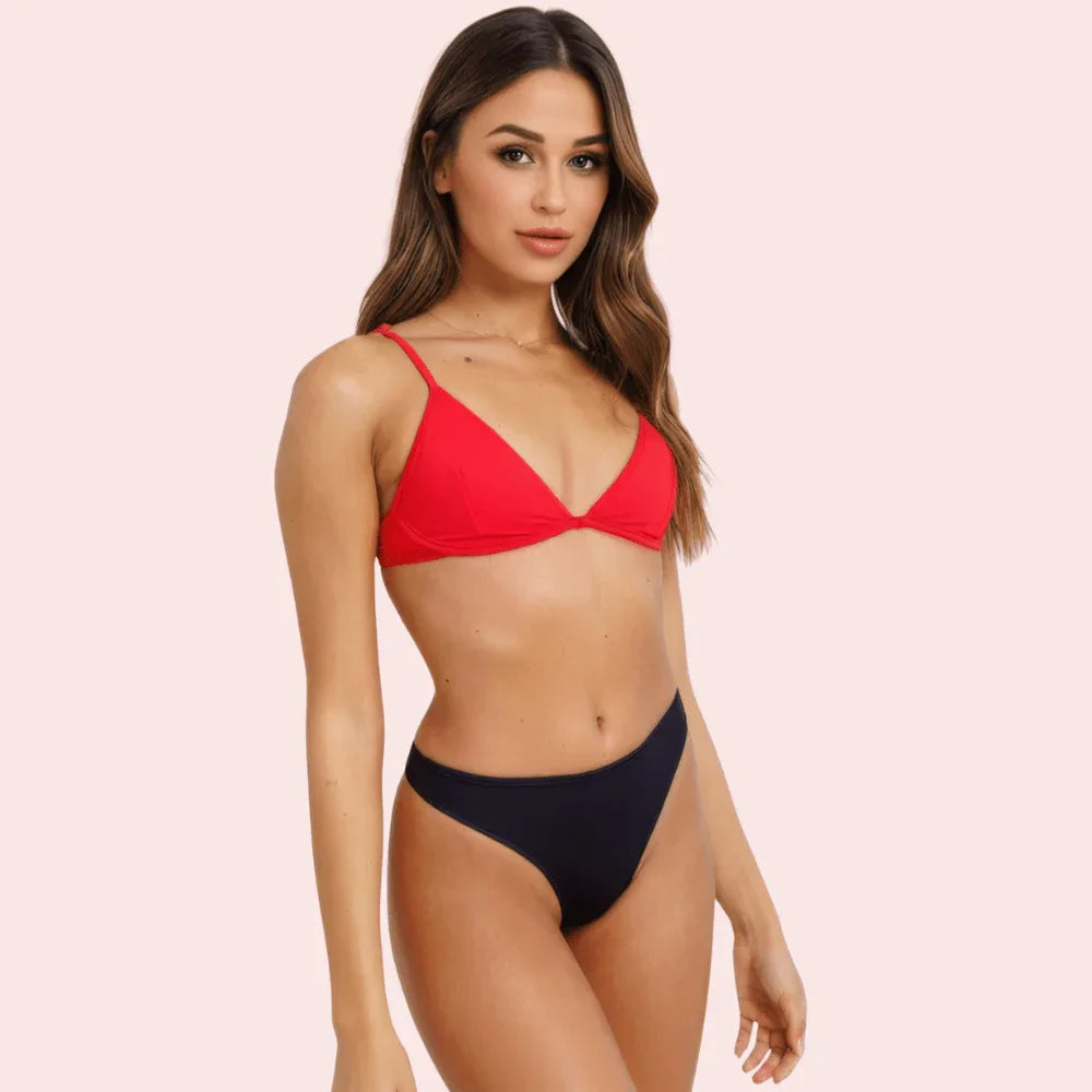 Midnight High-Waisted Bikini Bottom – Classic Black (Bottom Only) Veloura Intimate