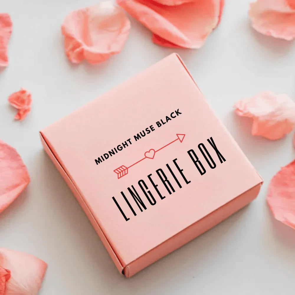 Midnight Muse Black Lingerie Gift Box Veloura Intimate