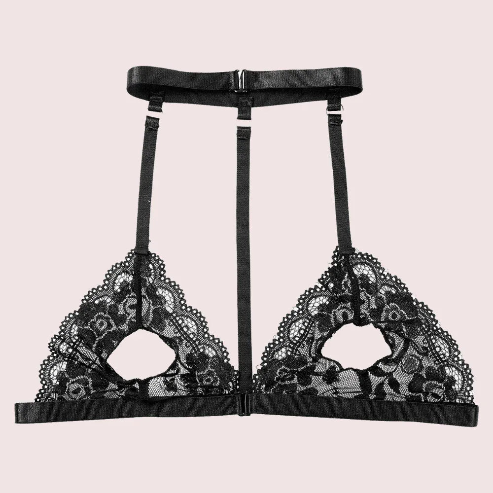 Midnight Temptation Sheer Lace Bralette Veloura Intimate