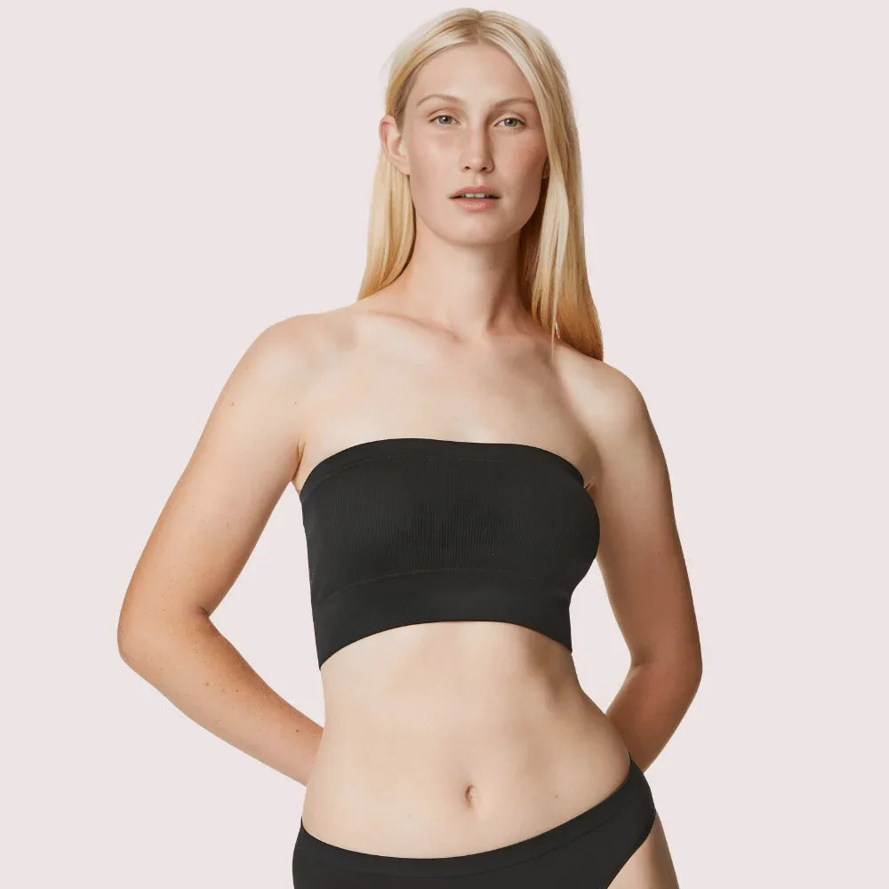 Non-Wired Seamless Tube Bra Panty Set for Daily Wear Veloura Intimate
