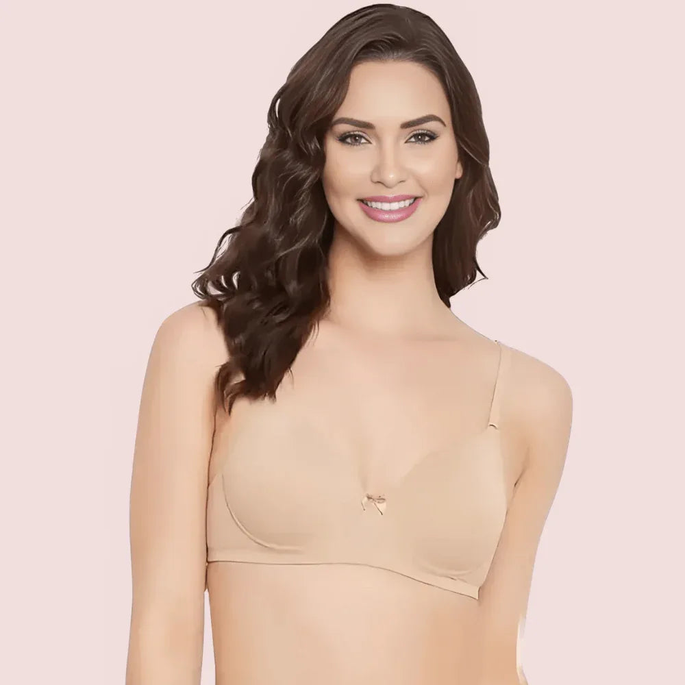 Nude Grace Non-Wired Padded Push-Up Bra Veloura Intimate