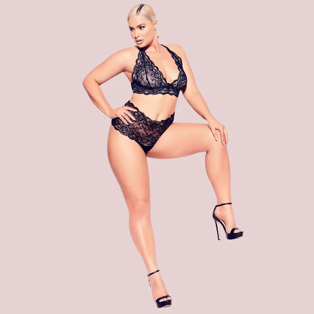 Regal Charm Plus Size Bralette Set - 2 Pack Veloura Intimate