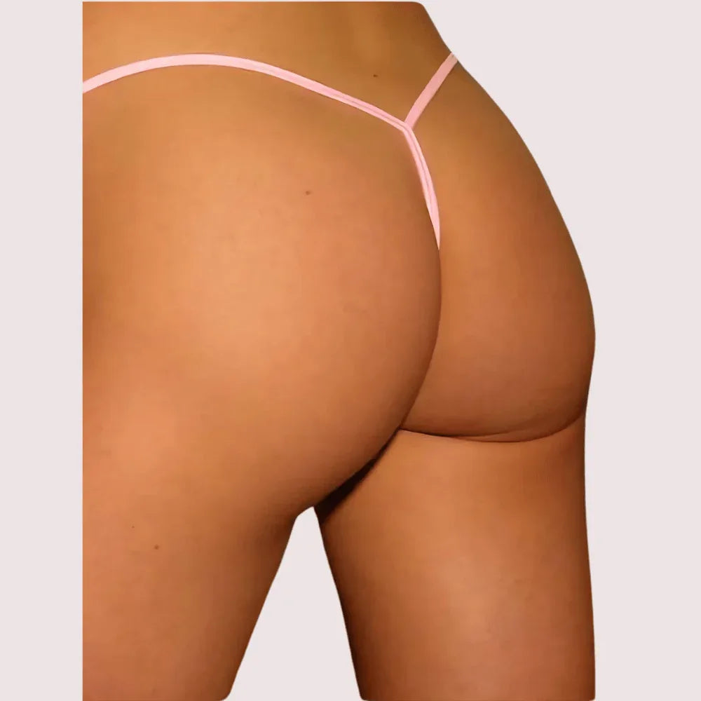 See through Crotchless G String Panty Pack of 2 Veloura Intimate