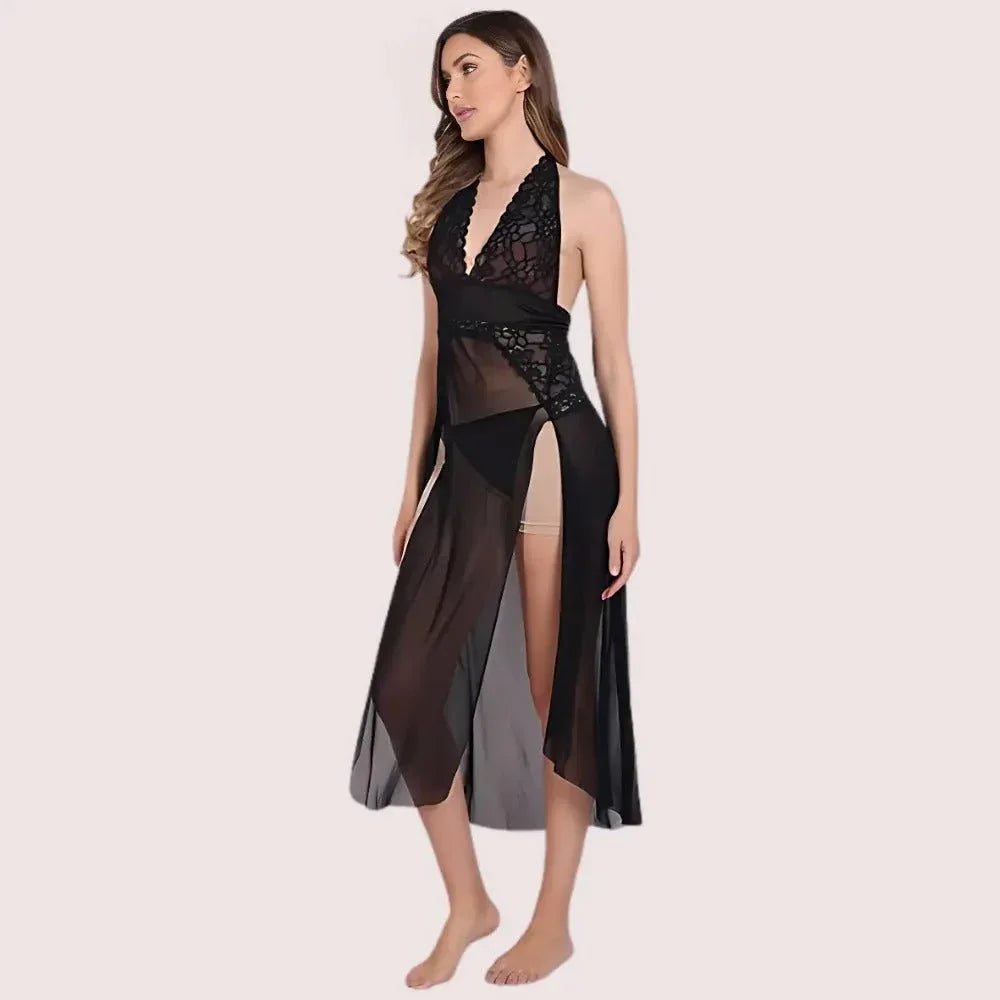 Sensual Mesh Nightgown for Women Veloura Intimate