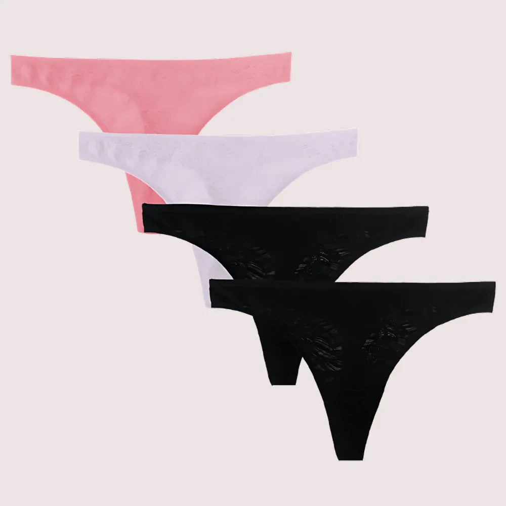 Sexy Lace thong panties pack of 4 Veloura Intimate