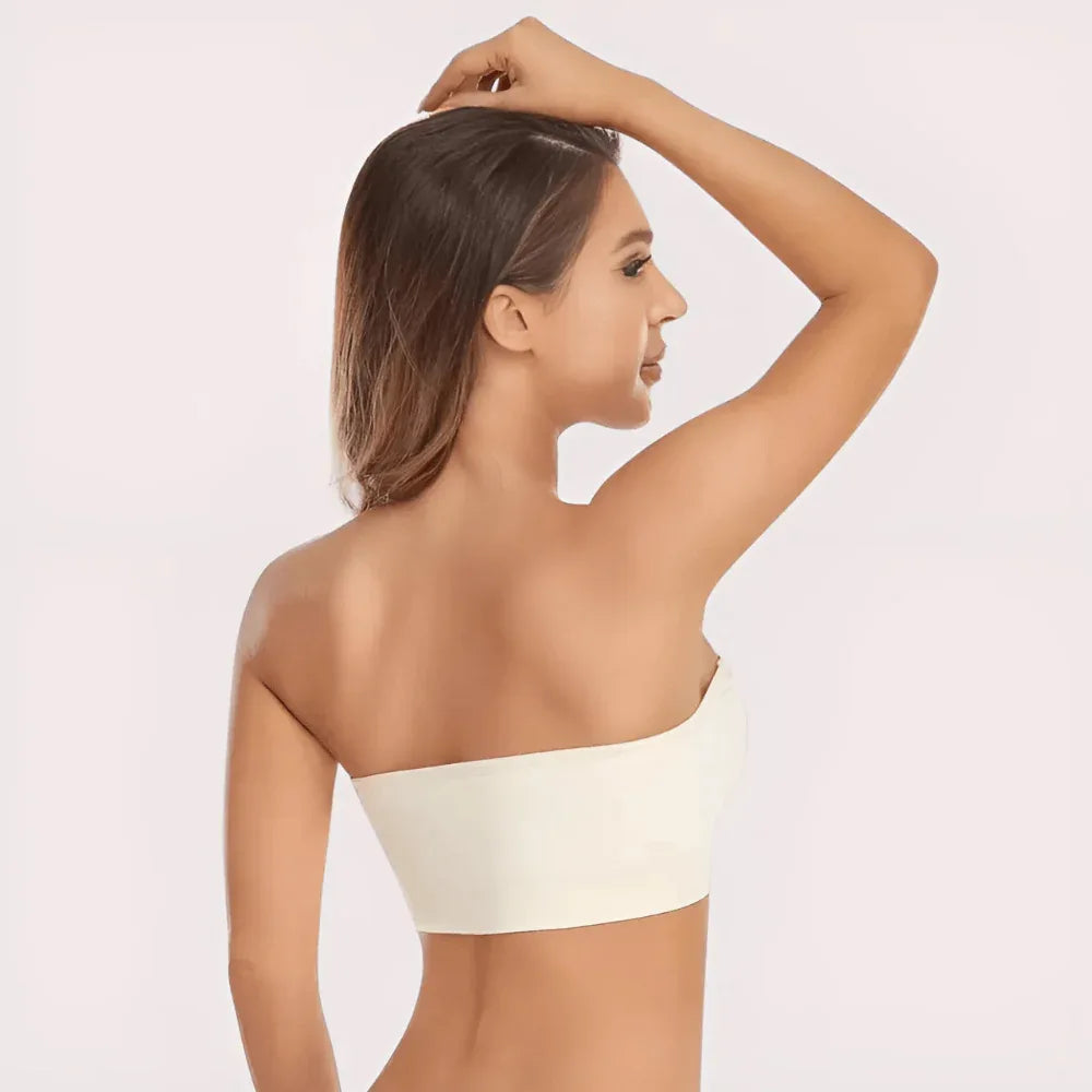 Sexy White Tube Bandeau Bra Top Veloura Intimate