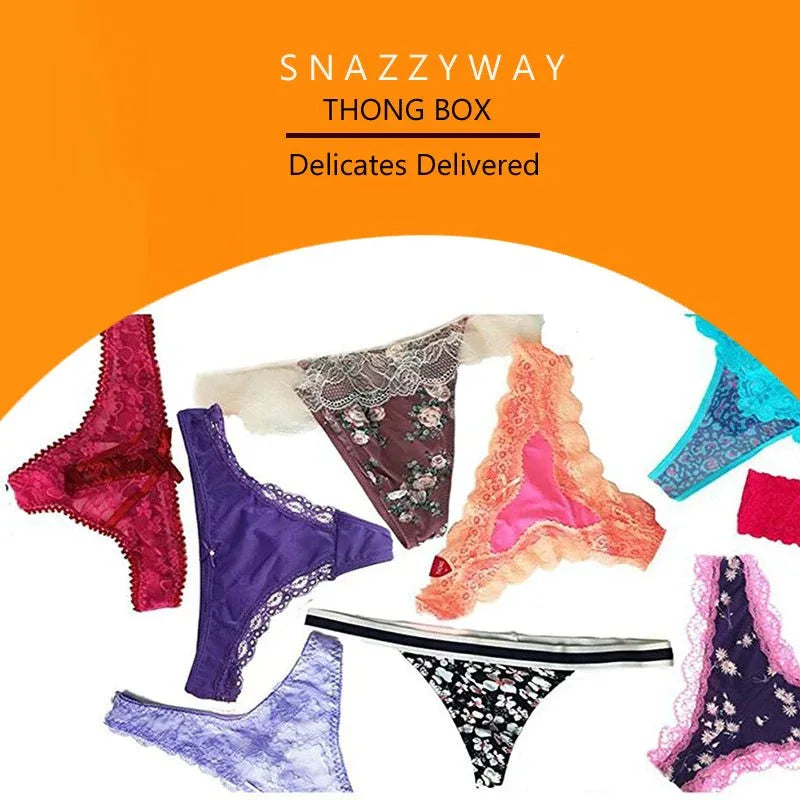 ♥Snazzyway Thong Panties Trial box Veloura Intimate