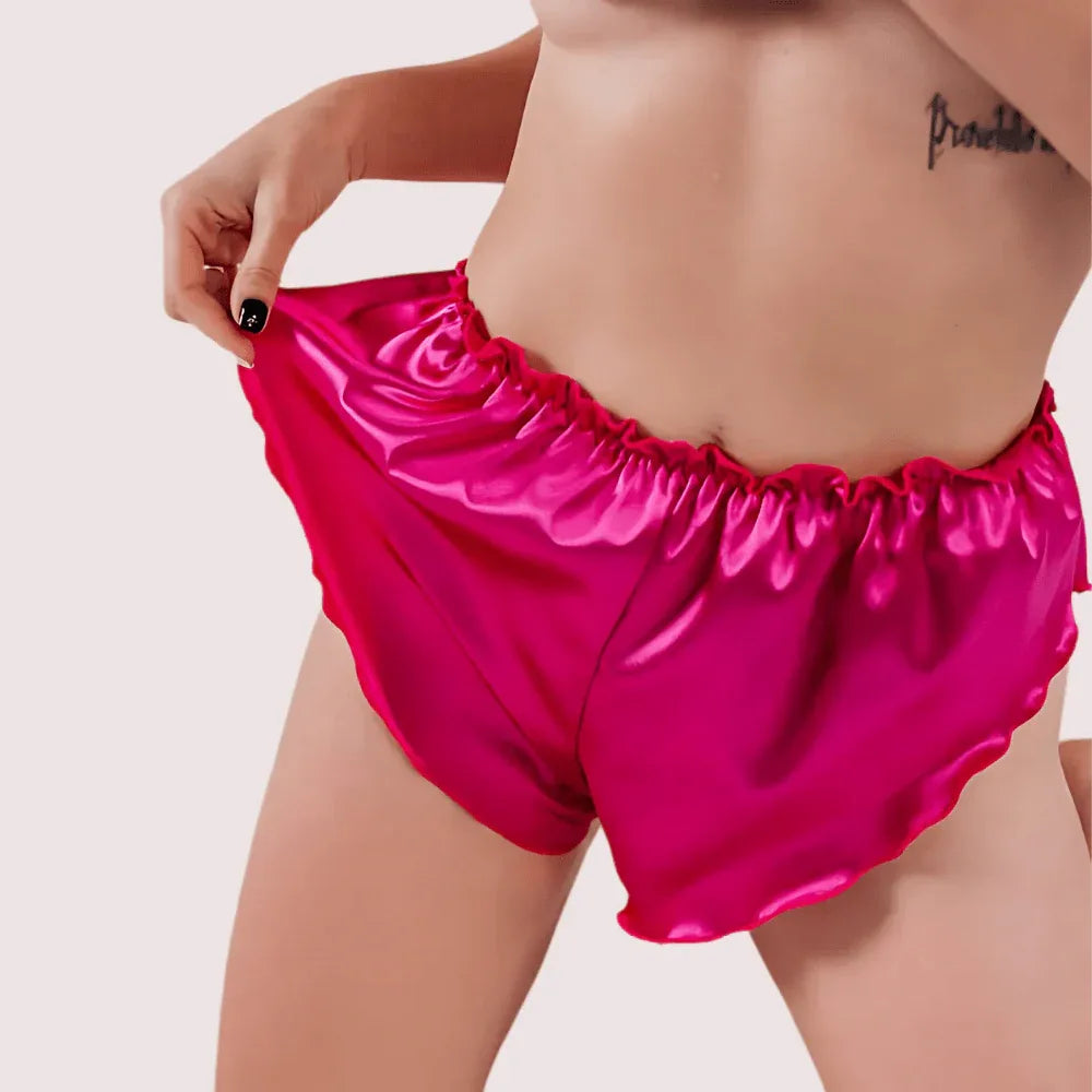 Soft Blossom Satin French Knickers Veloura Intimate