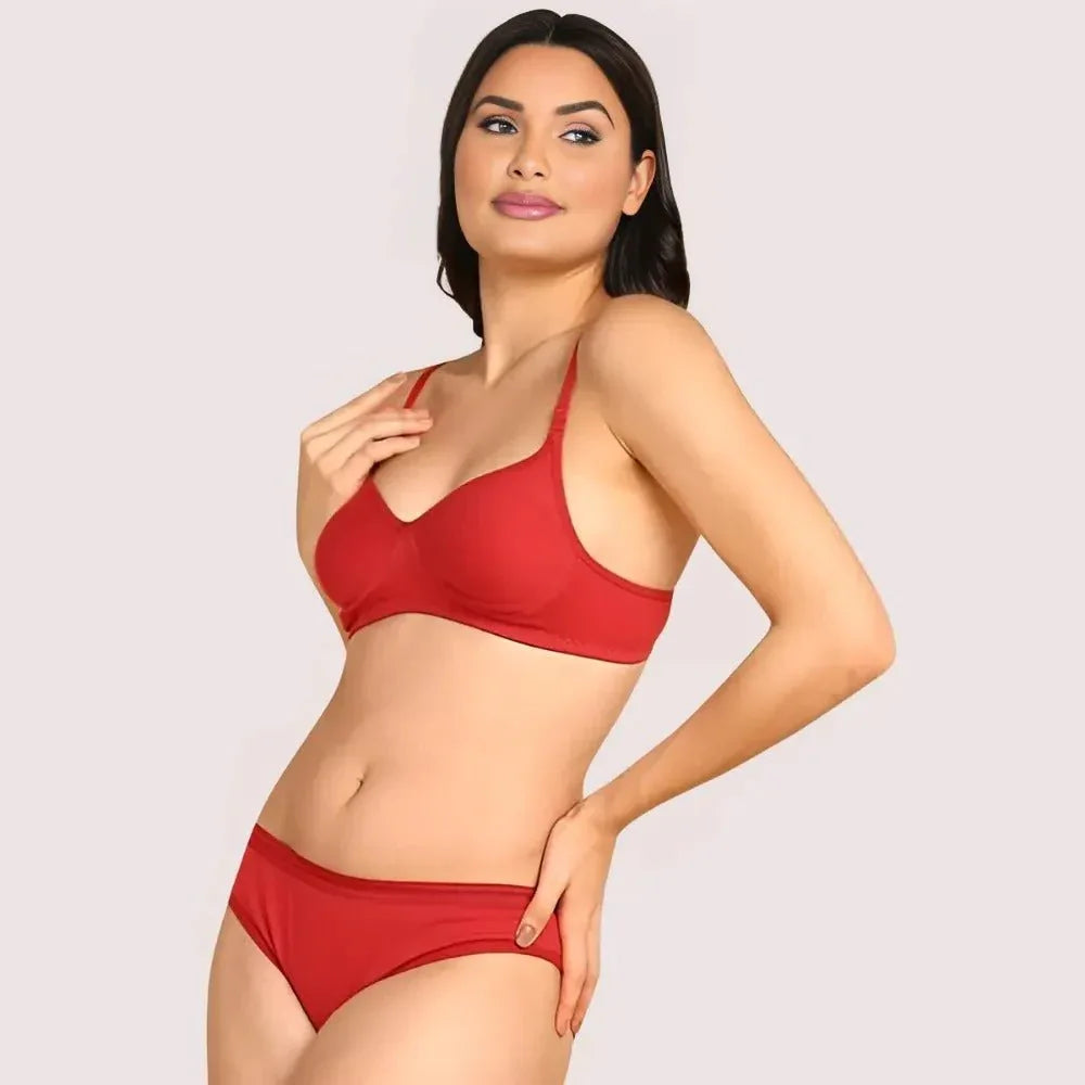 Soft Cotton Lingerie Set For Her (2 pack) Veloura Intimate