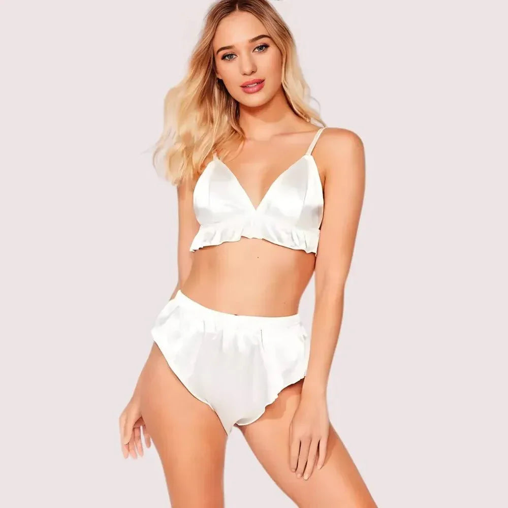 Stylish Pure Silk Bra Set for Modern Women Veloura Intimate