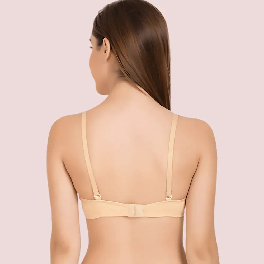 ♥Super Fine Cotton Beige Bra (PK Of 2) Veloura Intimate