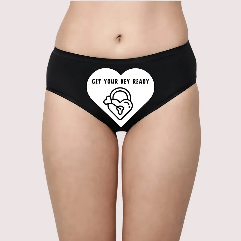 Unlock Your Desires Custom Text Panty Veloura Intimate