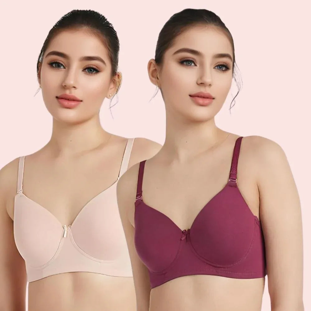 Velva Glow Seamless Lightly Padded Bra Duo Veloura Intimate