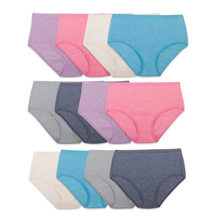 10 Pack Cotton Comfort everyday Panties Veloura Intimate