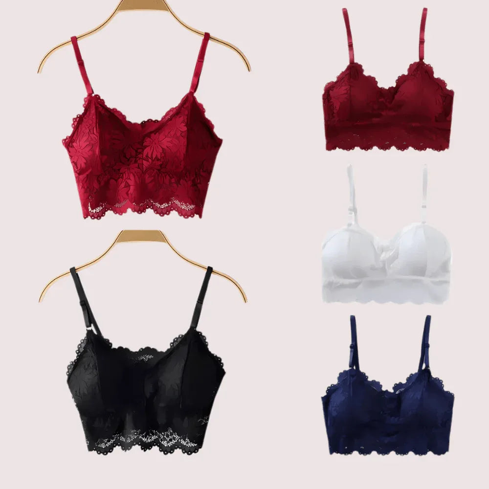 2 pack luxury lace padded bralette Veloura Intimate